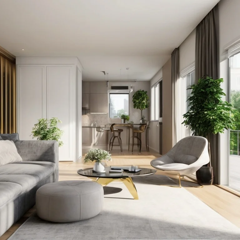 大阪の高級住宅街のパノラマビュー